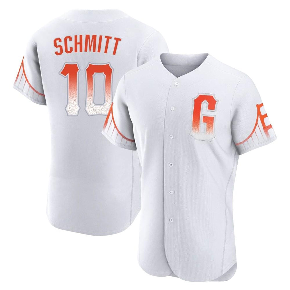 SF.Giants #10 Casey Schmitt Player White City Connect Home Limited Elite Hdoa Stitched Jerseys