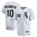 C.White Sox #10 Chase Meidroth Player White Stripe Limited Home Hdoa Stitched Jerseys