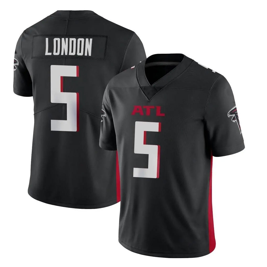 A.Falcons #5 Drake London Player Black Vapor Untouchable Limited Home Game Hdoa Stitched Jerseys