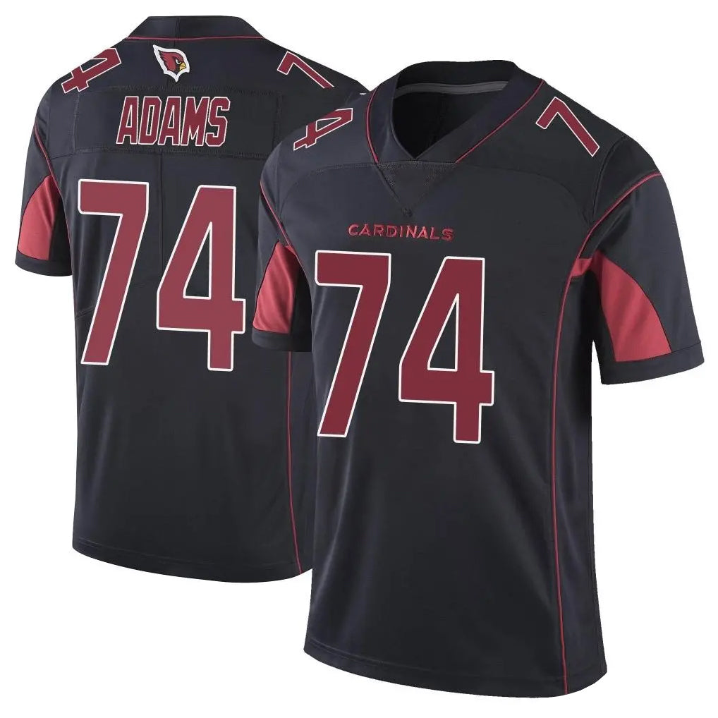 A.Cardinals #74 Isaiah Adams Player Black Limited Elite Home Game Hdoa Stitched Jerseys