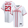 C.Guardians #23 Bo Naylor Player White World Classic Home Game Hdoa Stitched Jerseys