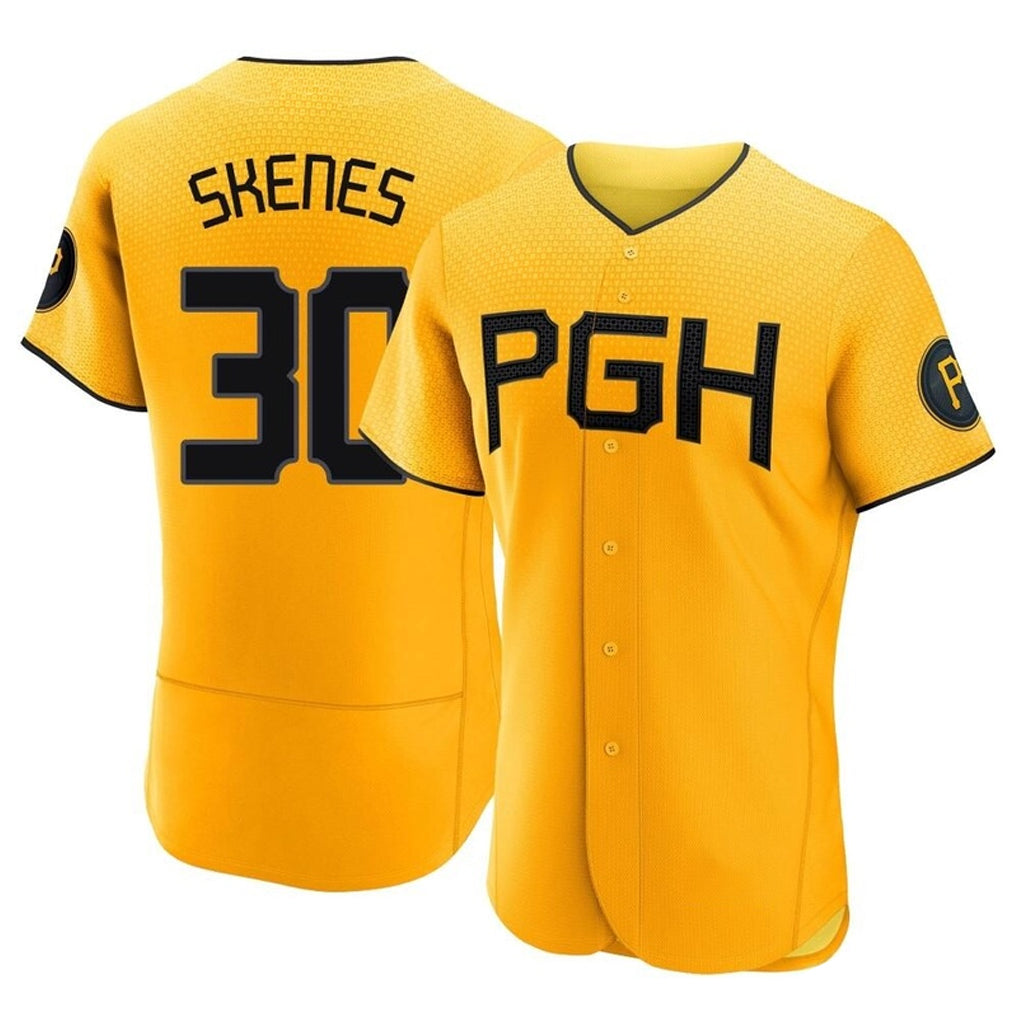 P.Pirates #30 Paul Skenes Player Gold City Connect Home Limited Elite Hdoa Stitched Jerseys