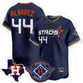 H.Astros #44 Yordan Alvarez Player Navy City Connect Texas Patch Vapor Premier Limited Home Hdoa Stitched Jerseys