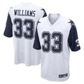 D.Cowboys #33 Javonte Williams Player White-Navy Home Game Hdoa Stitched Jerseys
