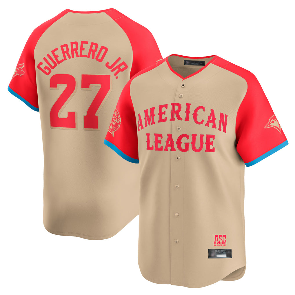 T.Blue Jays #27 Vladimir Guerrero Jr. Player Cream American League All-Star Game Limited Player Hdoa Stitched Jerseys