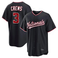 W.Nationals #3 Dylan Crews Player Navy Game Hdoa Hdoa Stitched Jerseys