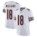 C.Bears #18 Caleb Williams Player White Vapor Untouchable Limited Home Game Hdoa Stitched Jerseys
