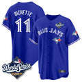 T.Blue Jays #11 Bo Bichette Player Blue 2025 World Series Rush Limited Hdoa Stitched Jerseys