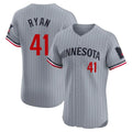 M.Twins #41 Joe Ryan Player Gray Home Limited Elite Hdoa Stitched Jerseys