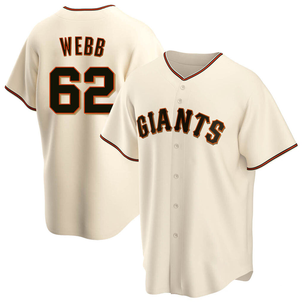 SF.Giants #62 Logan Webb Player Cream Home Game Hdoa Stitched Jerseys