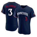M.Twins #3 Harmon Killebrew Player Navy Replica Home Limited Elite Hdoa Stitched Jerseys