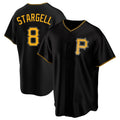 P.Pirates #8 Willie Stargell Player Black Alternate 2025 Home Game Hdoa Stitched Jerseys