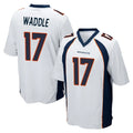 D.Broncos #17 Jaylen Waddle Player White Game Hdoa Stitched Jerseys