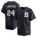 D.Tigers #24 Miguel Cabrera Player Navy Home Limited Game Hdoa Stitched Jerseys