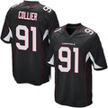A.Cardinals #91 L.J. Collier Player Black Game Hdoa Stitched Jerseys