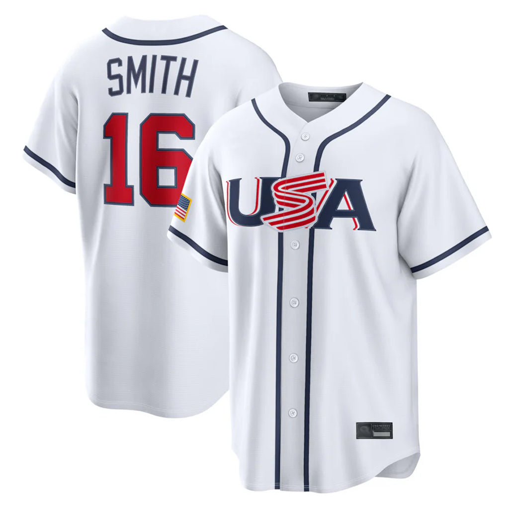 LA.Dodgers #16 Will Smith Player White USA 2026 World Classic Limited Home Hdoa Stitched Jerseys