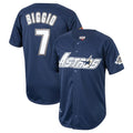 H.Astros #7 Craig Biggio Player Navy Mitchell & Ness Cooperstown Collection 1994 Limited Hdoa Stitched Jerseys