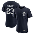 D.Tigers #23 Kirk Gibson Player Navy Limited Elite Home Hdoa Stitched Jerseys