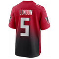 A.Falcons #5 Drake London Player Red Home Game Hdoa Stitched Jerseys