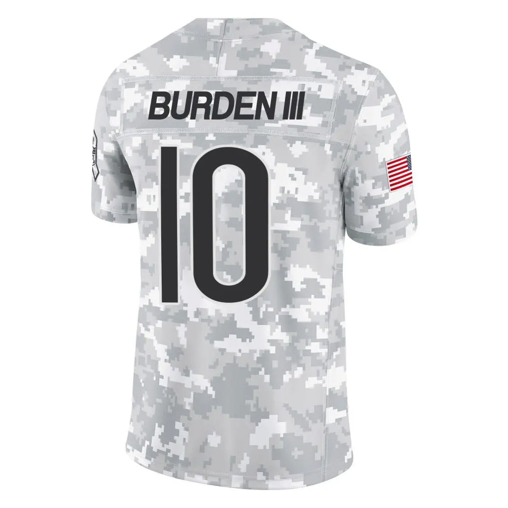 C.Bears #10 Luther Burden III Player Arctic Camo Salute to Service Limited Hdoa Stitched Jerseys
