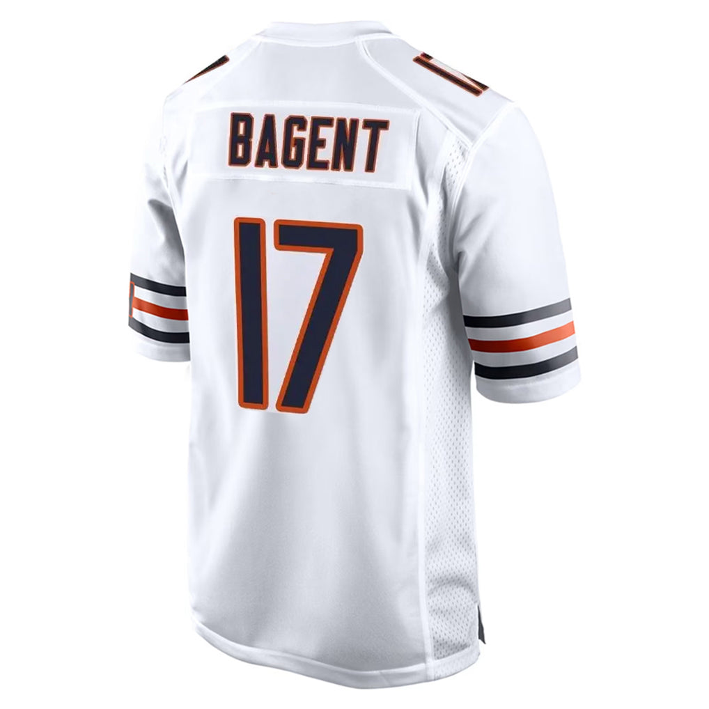 C.Bears #17 Tyson Bagent Player White Home Game Hdoa Stitched Jerseys