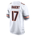 C.Bears #17 Tyson Bagent Player White Home Game Hdoa Stitched Jerseys