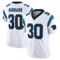 C.Panthers #30 Chuba Hubbard Player White Vapor F.U.S.E. Limited Home Game Hdoa Stitched Jerseys