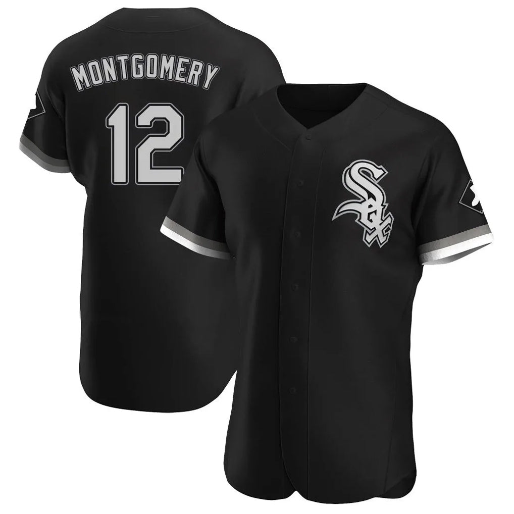 C.White Sox #12 Colson Montgomery Player Black Limited Elite Home Hdoa Stitched Jerseys