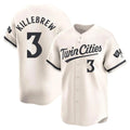 M.Twins #3 Harmon Killebrew Player Cream Home Limited Hdoa Stitched Jerseys