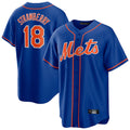 NY.Mets #18 Darryl Strawberry Player Royal Home Game Hdoa Stitched Jerseys