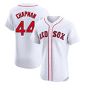 B.Red Sox #44 Aroldis Chapman Player White Limited Elite Home Game Hdoa Stitched Jerseys
