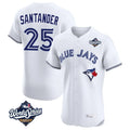 T.Blue Jays #25 Anthony Santander Player White 2025 World Series Elite Limited Home Hdoa Stitched Jerseys