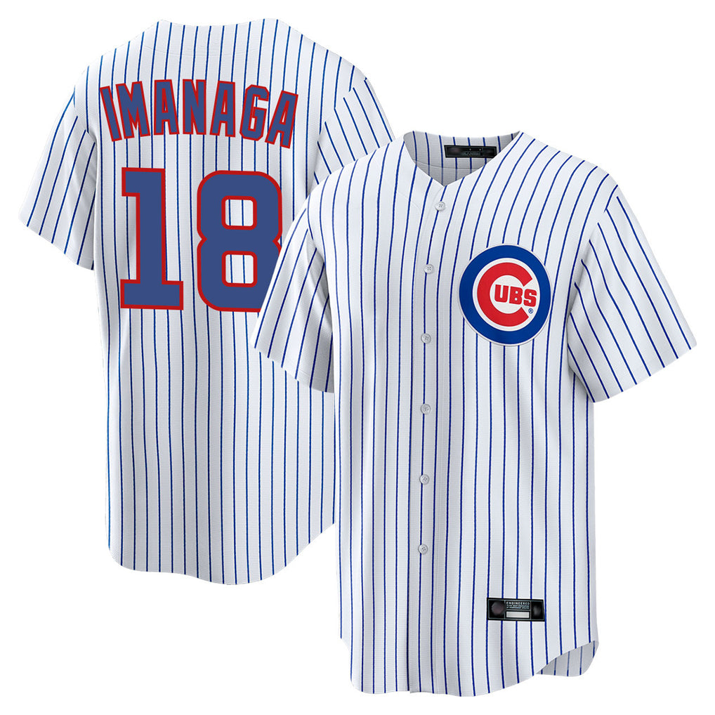 C.Cubs #18 Shota Imanaga Player White Game Home Hdoa Stitched Jerseys
