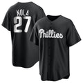 P.Phillies #27 Aaron Nola Player Black Alt Fashion Home Game Hdoa Stitched Jerseys