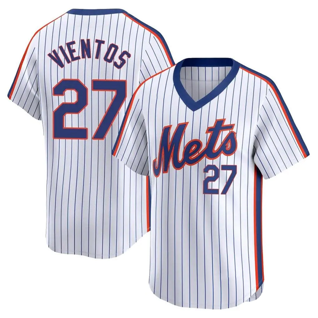 NY.Mets #27 Mark Vientos Player Gray Road Home Game Hdoa Stitched Jerseys