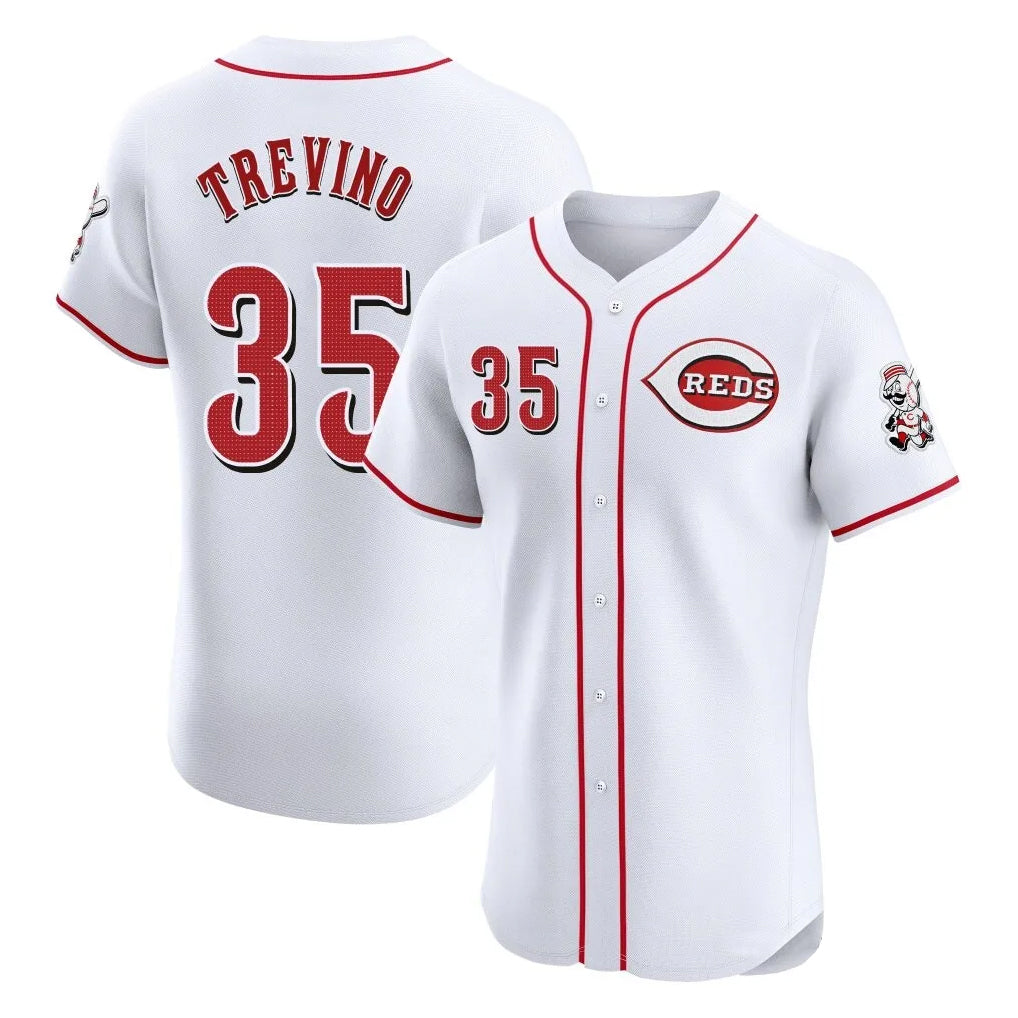 C.Reds #35 Jose Trevino Player White Limited Elite Home Hdoa Stitched Jerseys