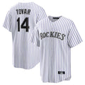 C.Rockies #14 Ezequiel Tovar Player White Game Home Hdoa Stitched Jerseys