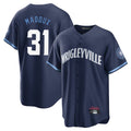 C.Cubs #31 Greg Maddux Player Navy City Connect Home Game Hdoa Stitched Jerseys