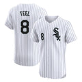C.White Sox #8 Kyle Teel Player White Stripe Limited Elite Home Hdoa Stitched Jerseys