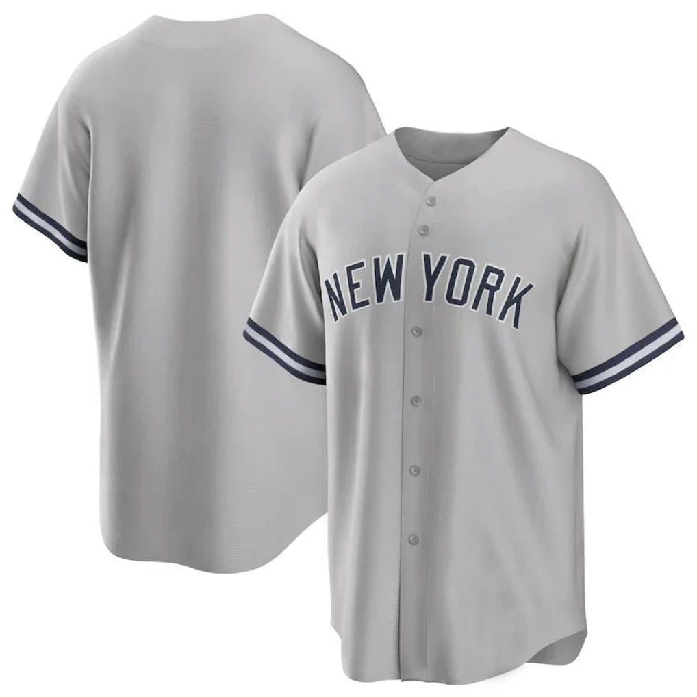 NY.Yankees ## Yankees Blank Player Gray Road Game Hdoa Stitched Jerseys