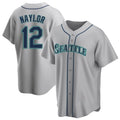 S.Mariners #12 Josh Naylor Player Gray Home Game Hdoa Stitched Jerseys