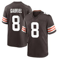 C.Browns #8 Dillon Gabriel Player Brown Home Game Hdoa Stitched Jerseys