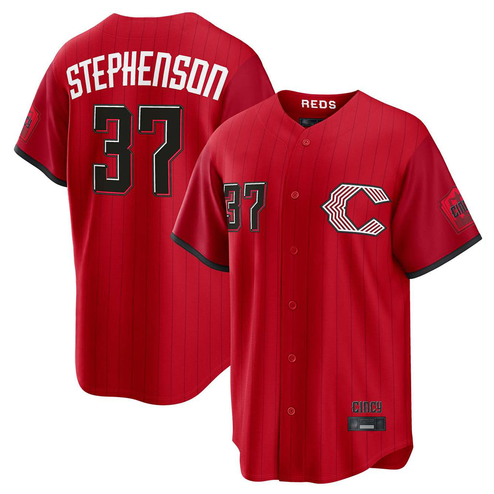 C.Reds #37 Tyler Stephenson Player Red 2026 City Connect Home Game Hdoa Stitched Jerseys