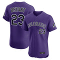 C.Rockies #23 Kris Bryant Player Purple Limited Elite Home Hdoa Stitched Jerseys