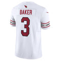 A.Cardinals #3 Budda Baker Player White Vapor F.U.S.E. Limited Hdoa Stitched Jerseys