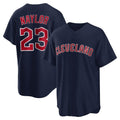 C.Guardians #23 Bo Naylor Player Navy Game Home Hdoa Stitched Jerseys