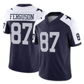 D.Cowboys #87 Jake Ferguson Player Navy-White Limited Alternate Vapor F.U.S.E. Home Game Hdoa Stitched Jerseys