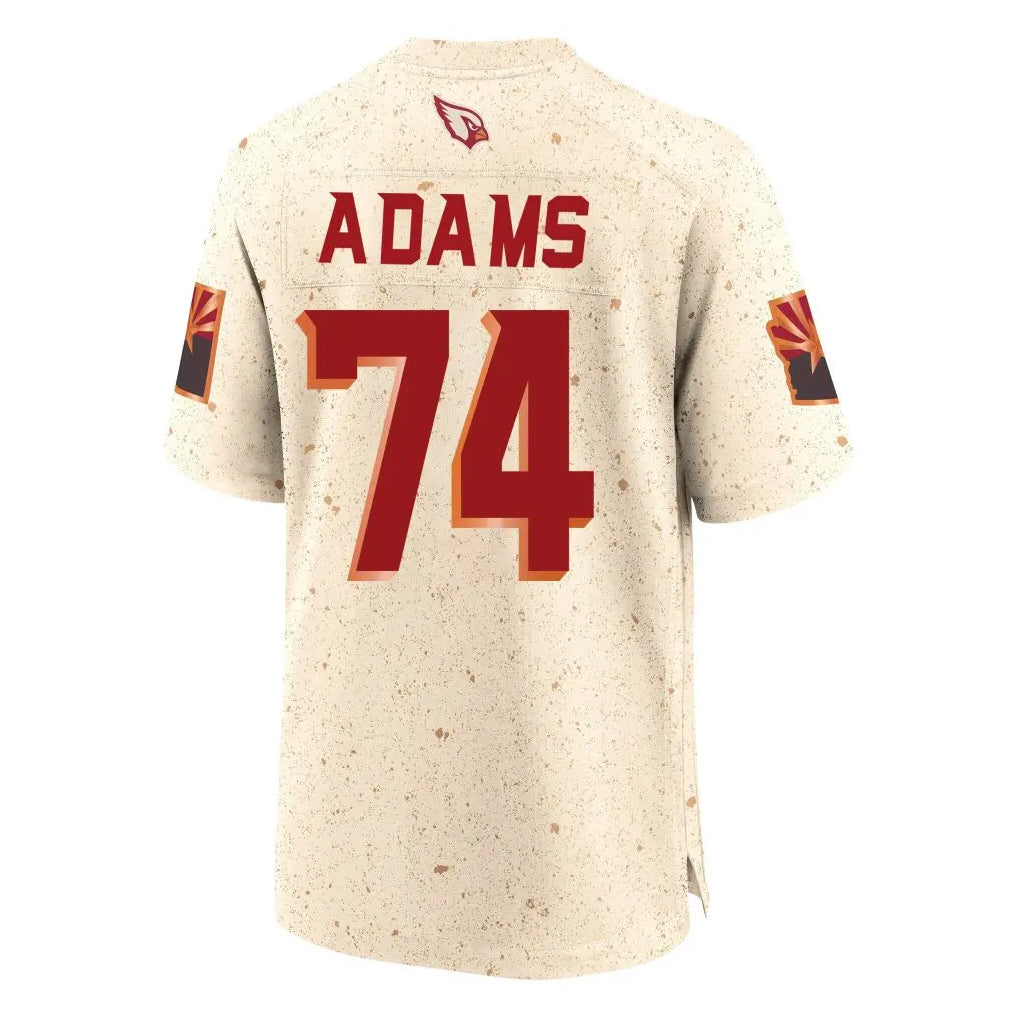 A.Cardinals #74 Isaiah Adams Player Cream Rivalries Collection Game Hdoa Stitched Jerseys