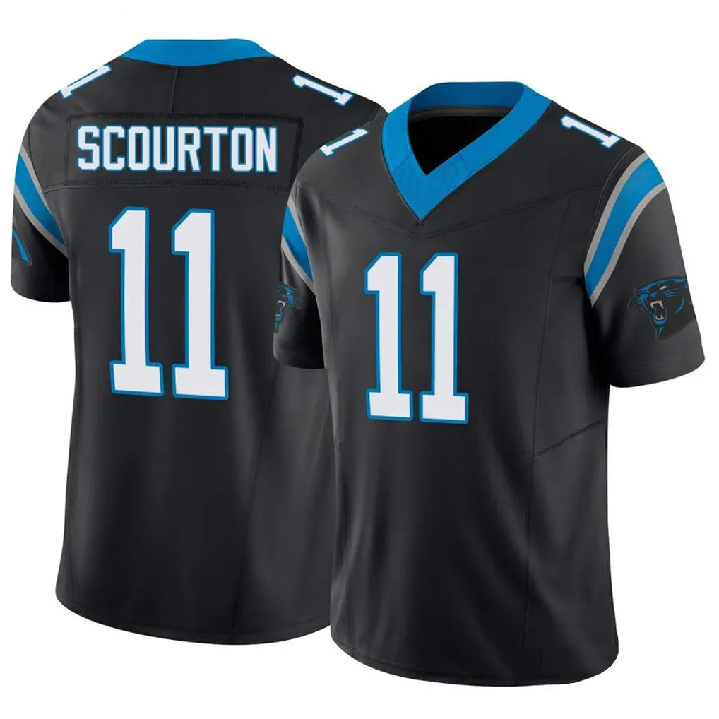 C.Panthers #11 Nic Scourton Player Black Vapor F.U.S.E. Limited Hdoa Stitched Jerseys