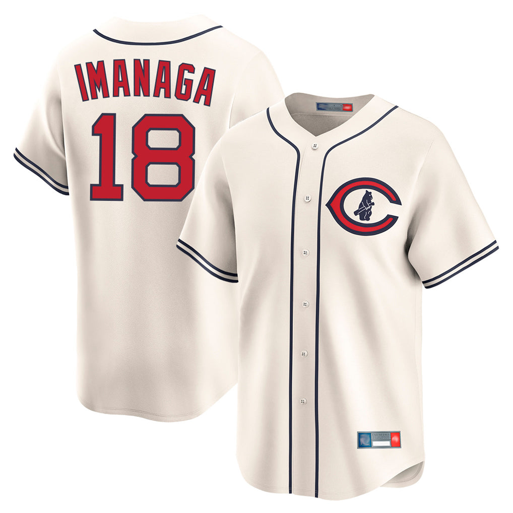 C.Cubs #18 Shota Imanaga Player Cream Field of Dreams Limited Home Game Hdoa Stitched Jerseys